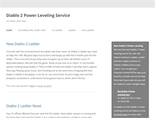 Tablet Screenshot of diablo2powerleveling.com